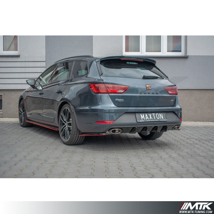 Diffuseur V1 Maxton  Seat Leon Cupra Mk3 Phase 2 Sportstourer